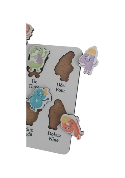 Sayılar Bul Tak Eğitici Öğretici Puzzle & Yapboz Bebek Çocuk Oyuncak