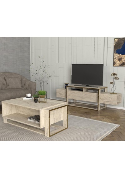 Bianco Tv Sehpası Traverten Diğer