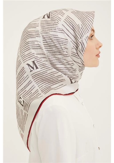 Armine Sura İpek Eşarp 23ya8942 06 Bej