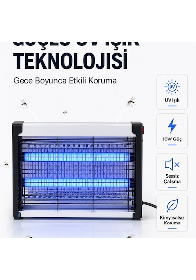 Elektrikli Uv Böcek Ve Sivrisinek Öldürücü Restoran, Kafe Ve Ev Kullanımına Uygun