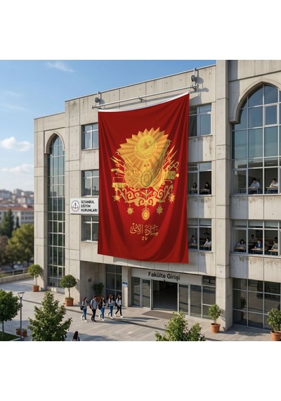 57. Alay Sancağı Bayrağı 140gr Premium Raşel Kumaş 6x9 Metre Diğer