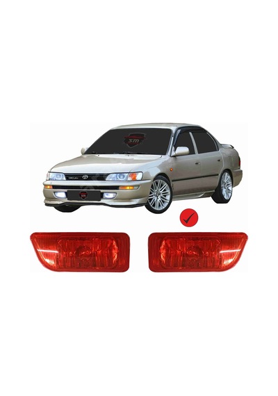Sm Motors Toyota Corolla Efsane Kasa Sis Farı Kırmızı Tyc00490454886