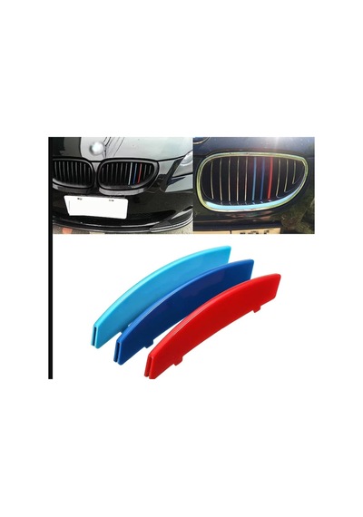 Bmw E60 M Stil Panjur Şeridi 2004 -2010 Böbrek Klipsi  Panjura Uyar Uyumlu  -