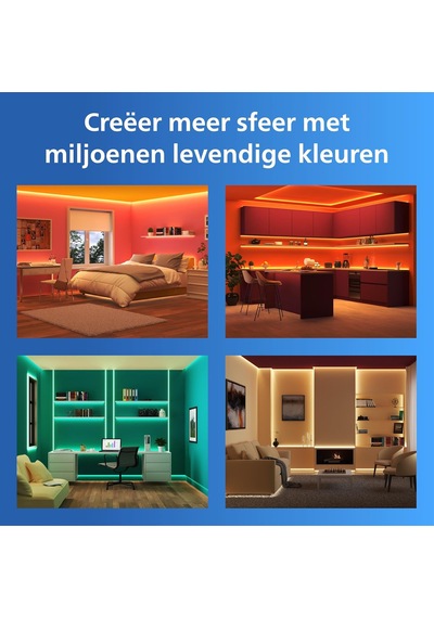 Lexroo Smart Lighting Rgb-led Şerit, 5 M, Tip C, 16 Milyon Renk, Ön Ayar. Işık Modları, Kesilebilir