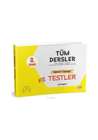 8.Sınıf Tüm Dersler Beceri Temelli Testler -  Editör