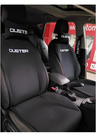 Dacıa Duster Nakışlı Ön Ikili Oto Koltuk Kılıfı