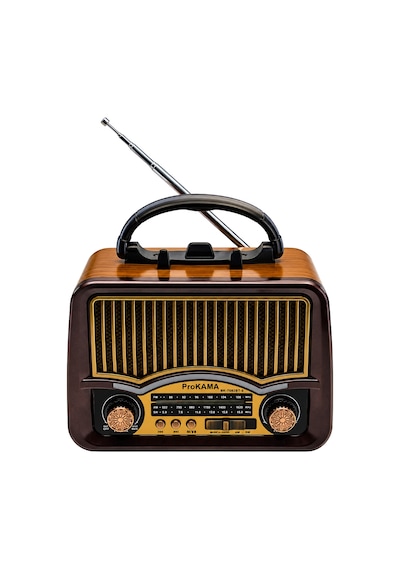 Prokama Bk-7082bts Solar Enerjili Şarjlı Nostaljik Retro Radyo