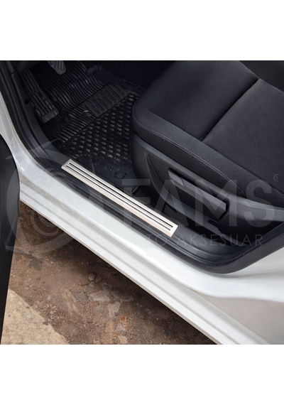 Renault Clio 5 Hb Krom İç Kapı Eşiği 4 Prç. 2020 ve Üzeri P.Çelik