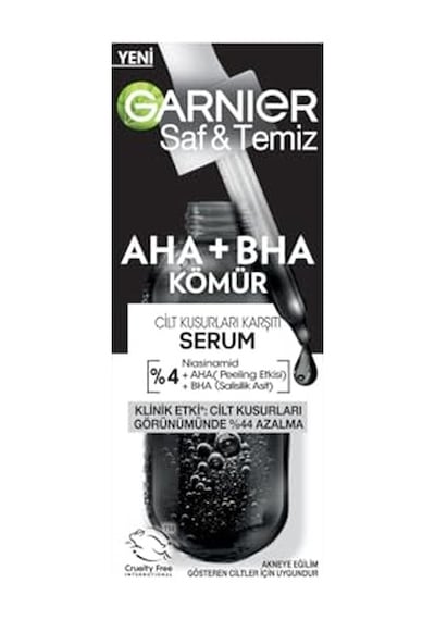 Aha+bha Cilt Kusurları Karşıtı Siyah Serum %4 Niasinamid+peeling Etkili Aha+bha 30ml
