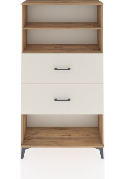 Arges Dolap 2 Raflı 2 Çekmeceli 88x30x163 Çam-aytaşı Atlas Çam