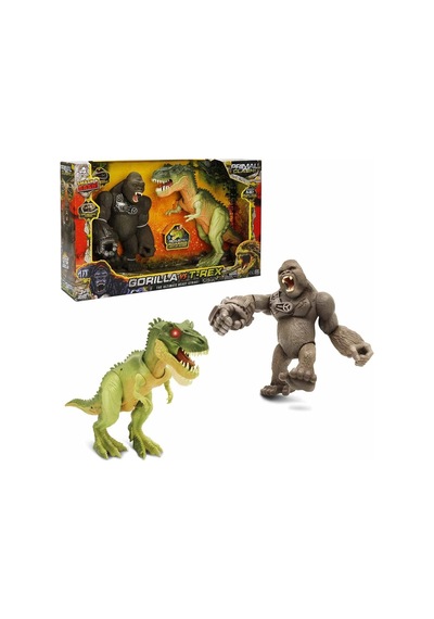 Mey İthalat S01071144 Oyun Set Primal Clash Gorilla/trex 2li