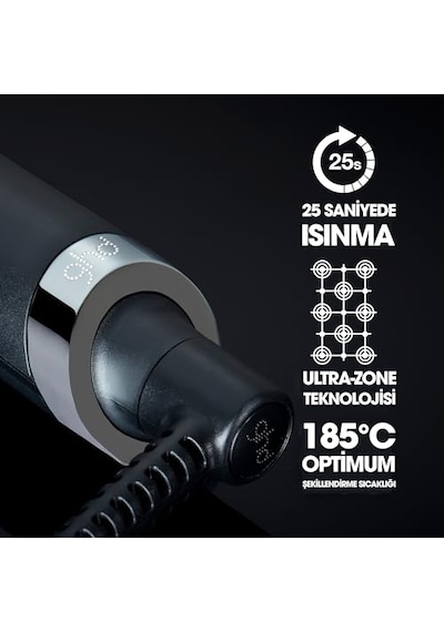 Ghd Curve Creative Curl Wand Konik Maşa Beach Waves İçin, Konik 28 23 Mm Çubuk, 5 8 Saniyede Bukleler, 24 Saate Kadar Bukle Tanımı, Aşırı Isı Hasarları Olmadan