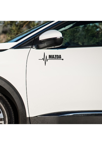 Mazda Mpv Sticker Sol Sağ Yan Ayna Altı Araç Markalı Sticke