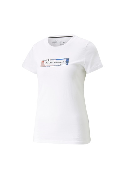 Puma Bmw M Motorsport Statement Kadın Tişört 539653 02 Beyaz Puma Bmw M Motorsport Statement Kadın Tişört 539653 02 Beyaz