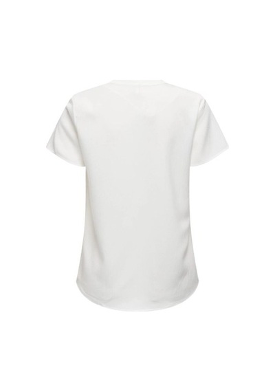 Only Onlelıte Lıfe S/s V-neck Top Noos Ptm Beyaz Kadın T-shirt 15339740