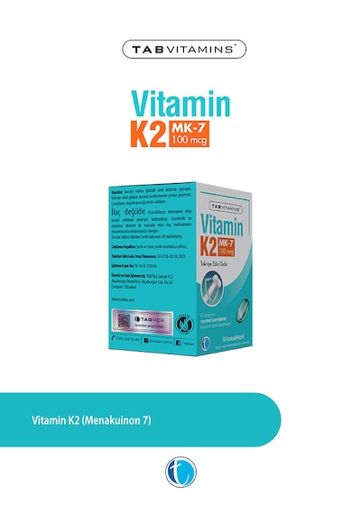 Tabvitamins Vitamin K2 60 Yumuşak Kapsül