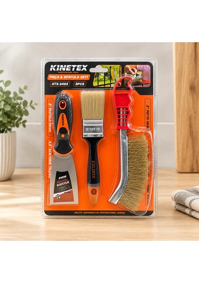 Fırça Spatula Seti Çok Renkli