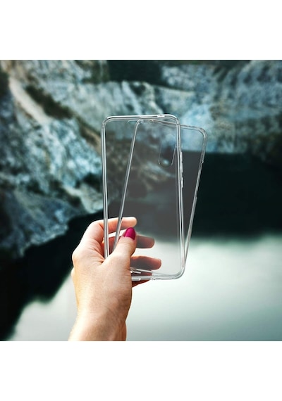 Teknomoda Huawei Mate 20 Lite 360 Derece Kilif Silikon Seffaf Ön Arka 396699001