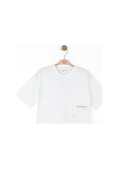 Xo Kids Kız Çocuk Tişort 10-16 Yaş 38818 Ekru