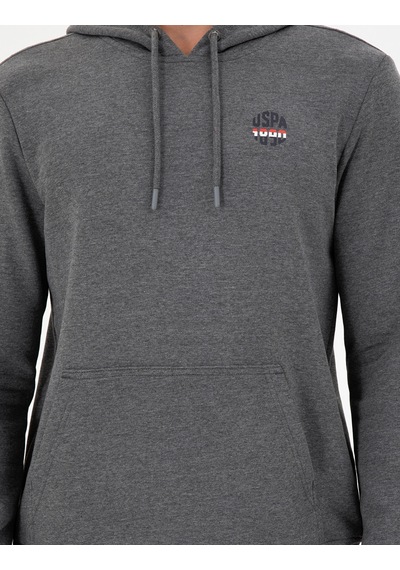 U.s. Polo Assn. Erkek Antrasit Melanj Sweatshirt 50293454-vr081 Antrasit Melanj