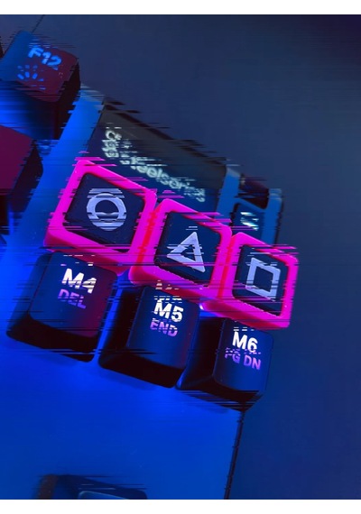 3 Lü Squid Game Klavye Tuş Takımı Mekanik Klavyelere Uyumlu Ren