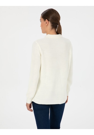Pierre Cardin Kadın Bej Kazak /triko 50316328-vr011 Bej