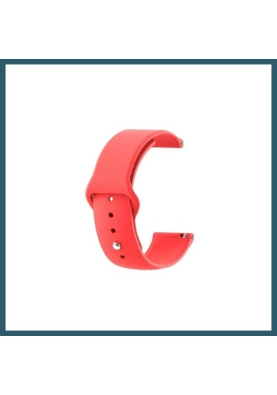 Bezos Huawei Gt4 41mm 18mm Klasik Kordon - Kırmızı Ob