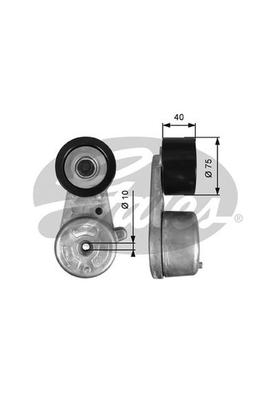 Gates-av Alternator V Kayıs Gergı Rulmanı Mercedes Actros 1833 L 1836 Ls 1840l 1840ls 2011 AOD-GATES T38720