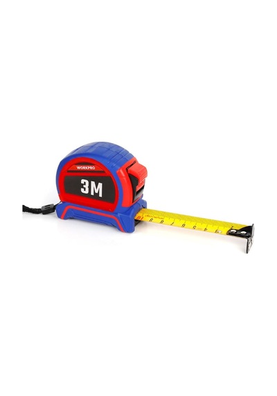 Wp261040 3mx16mm Naylon Kaplama Sarı Çift Taraflı Manyetik Çelik Şerit Metre