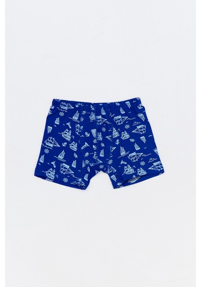 Fullamoda Yelken Baskılı Erkek Çocuk 3 Lü Boxer 23mıcg631193589-lacivert Lacivert