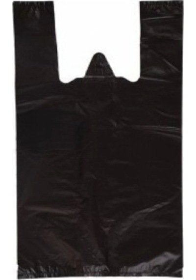Hışır Atlet Market Poşeti-siyah-küçük Boy 25x45 Cm-5 Kg