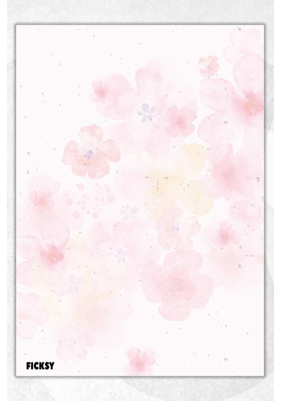 A5 Çiçek Bloknot Çizgisiz Defter - 50 Yaprak - Memopad - Notepad - Not Defteri - Not Kağıdı - 3167 Çok Renkli