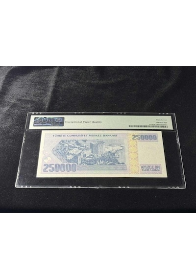 Türk Lirası Pmg 67 Epq Superb Gem Unc 250.000 Lira P 211 1970 Nd 1998 S/n H83 7. Emisyon 3. Terti