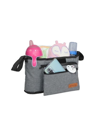 Mollsbaby Bebek Arabası Organizer Çantası Gri Çok Renkli