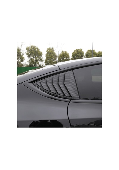 Red Lion Parts Tesla Model Y Juniper 2025+ Uyumlu Arka Kelebek Camı Panjuru Parlak Siyah