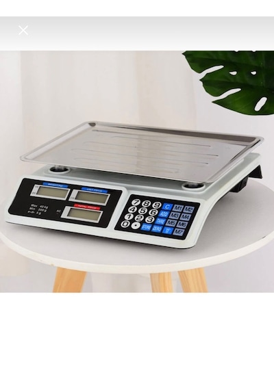 Yeni Nesil 40 Kg Elektronik Terazi 2 Gram Hassasiyetli Şarjlı