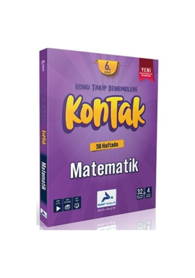 Paraf Yayınları 6. Sınıf Kontak Matematik Denemeleri