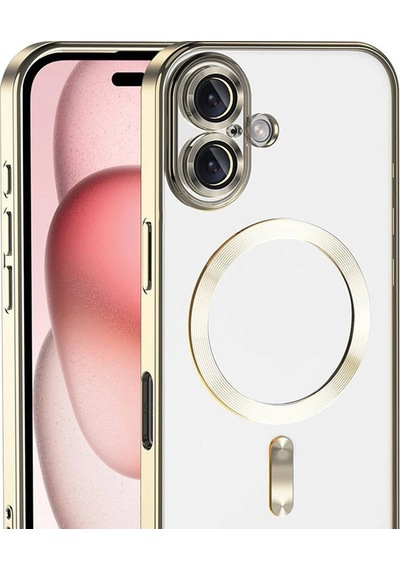 Gld-spt- Newface Apple Uyumlu iPhone 17 Kross Magneticsafe Kapak - Gold