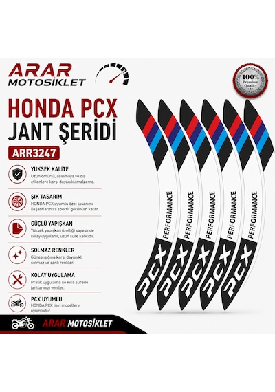 Honda Pcx Jant Şeridi-arr3247 Açık