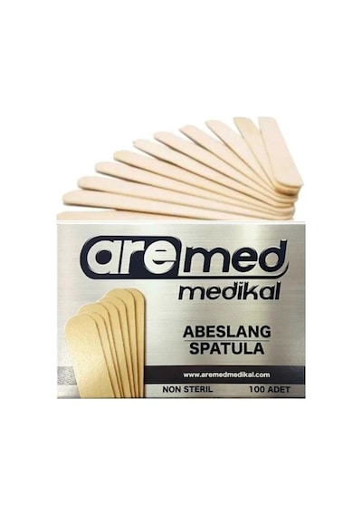 Abeslang Tahta Spatula 20 x 100'lü