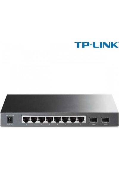 TP-LINK TL-SG2210P 10 PORT 10/100/1000 8 POR   POE 2 X SFP YONETI