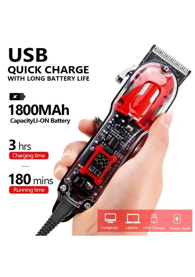 Go İthalat Dearling Şarjlı Saç Kesme Makinesi Rf-107