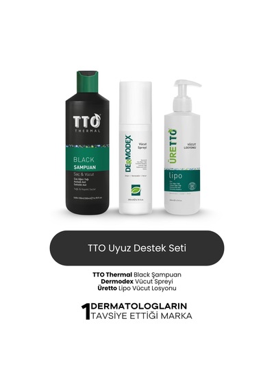 Tto Üretto Lipo Vücut Losyonu 200 ML + Saç ve Vücut Şampuanı 500 ML + Vücut Spreyi 200 ML
