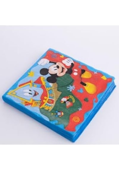 Micky Mouse Boy Temalı 20 Adet Peçete, 33x33 Cm -