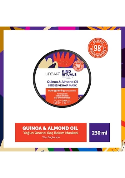 Urban Care Kind Rituals Kinoa Almond Oil Saç Bakım Maskesi, 230 Ml