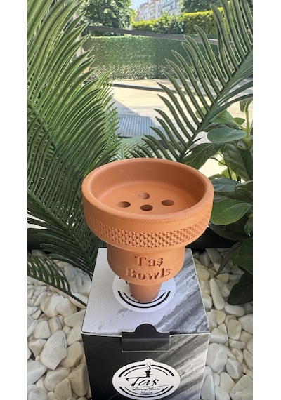 Taş Bowls Nargile Lülesi Erkek Toprak Lüle / 6 Delikli