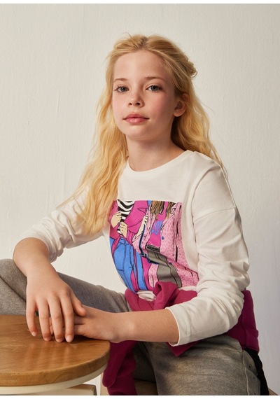 Mayoral Çocuk Tshirt - Mayoral - Beyaz - 10 Yaş - 7056--beyaz-10 Yaş