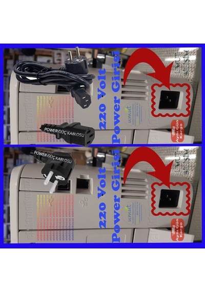 Hp Laserjet 1020 Yazıcı Güç Kablosu 220V Ac Power Cord