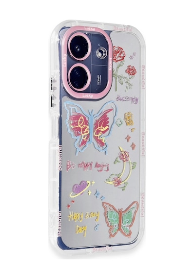 Cosmotex Newface Xiaomi Redmi 13c Kılıf Reflexion Desenli Kapak - Desen 8