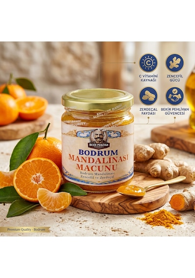 Bekir Pehlivan Naturals Bodrum Mandalinası Macunu 240 G
